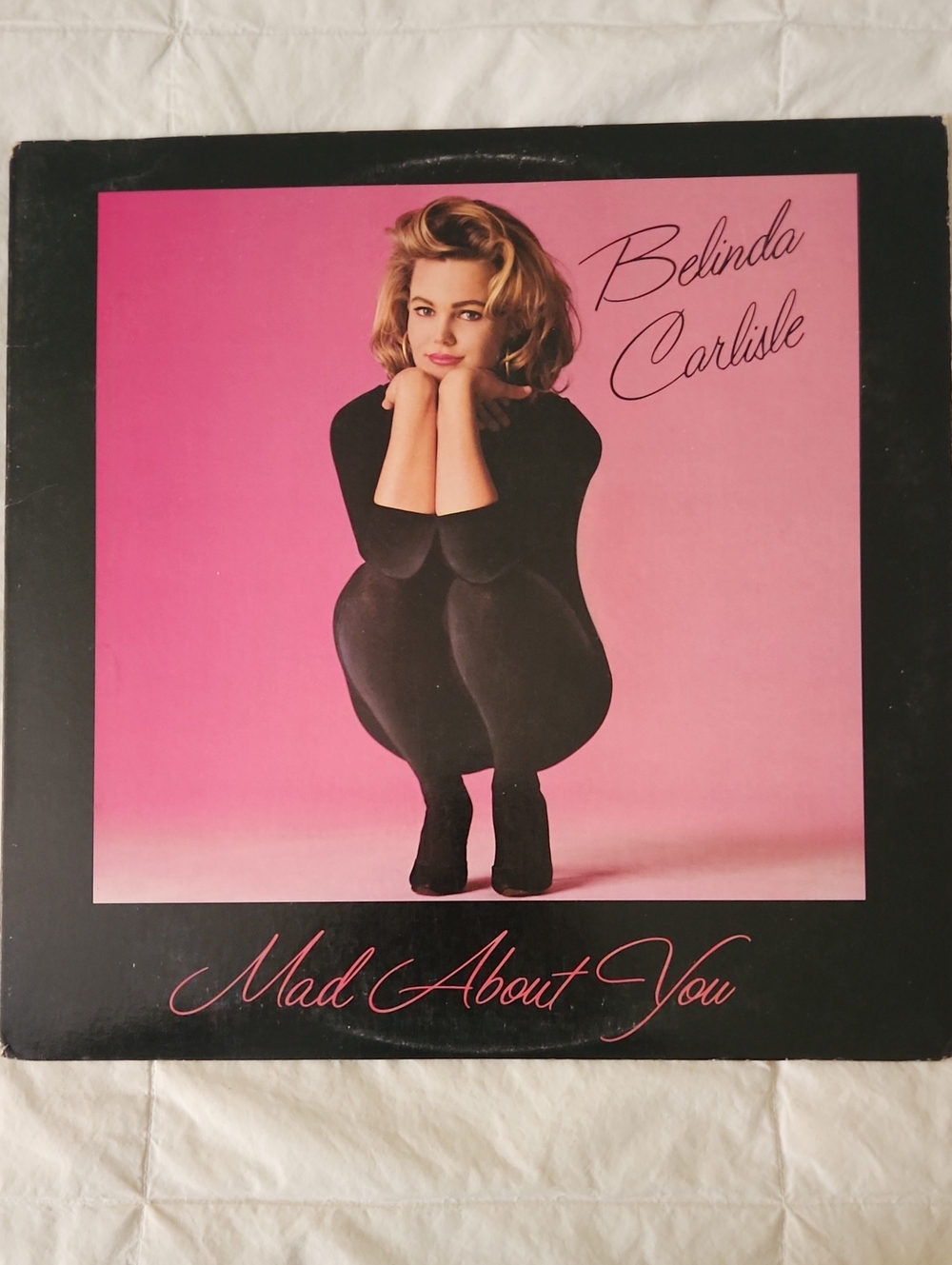 Belinda Carlisle "Mad About You" Vinyl Album - Pink Cover 12" Single